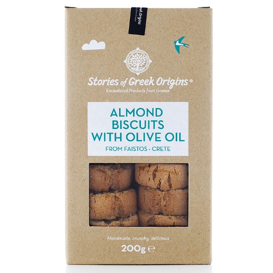 Picture of Stories of Greek Origins  Almond Biscuits With Olive Oil - Faistos Crete
