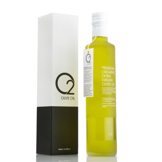 Picture of O2 Premium Organic Extra Virgin Olive Oil Gift Box