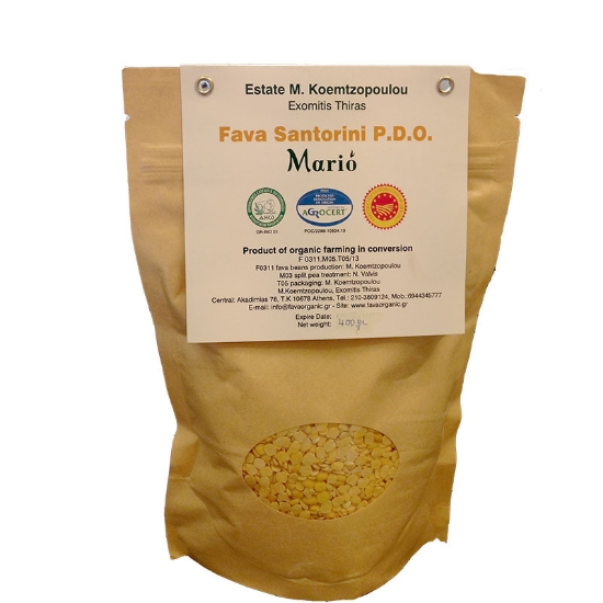 Picture of Organic Fava Santorinis Island P.D.O. Mario (400g)