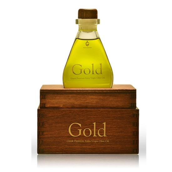 Picture of Gold Extra Virgin Olive Oil Luxury Edition – Gift Package 250ml MamaGreek