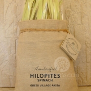 handmade hilopites Spinach
