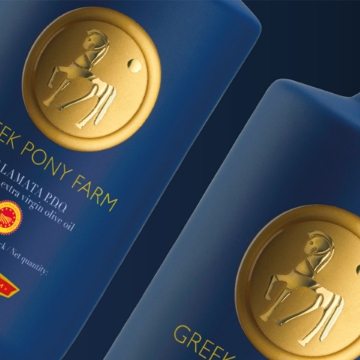 Premium P.D.O. Kalamata extra virgin olive oil GREEK PONY FARM 500ml Premium P.D.O. Kalamata extra virgin olive oil GREEK PONY FARM 500ml