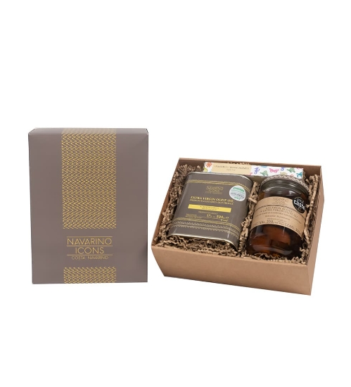 Messinian Essentials Gift Carton Box - Navarino Icons