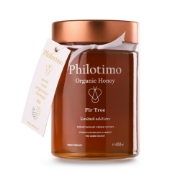 Raw Organic Fir Honey Limited Edition Luxurious Gift Box 450g - Philotimo