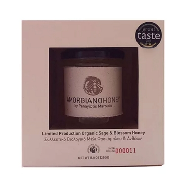 Amorgiano Limited Organic Sage & Blossom Honey 260g Amorgiano Limited Organic Sage & Blossom Honey 260g