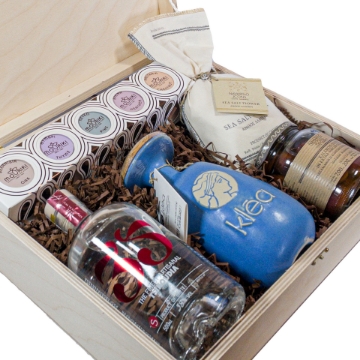 Touch of Greece  Wooden Gift Box Touch of Greece  Wooden Gift Box