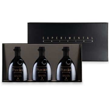 Pamako Experimental Edition – 3-Bottle Organic High-Polyphenol Tsounati Olive Oil Gift Set