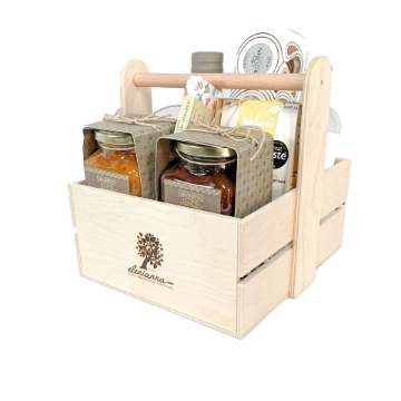 Kalimera with love Wooden Gift Basket Kalimera with love Wooden Gift Basket