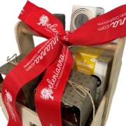 Kalimera with love Wooden Gift Basket