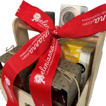 Kalimera with love Wooden Gift Basket Kalimera with love Wooden Gift Basket