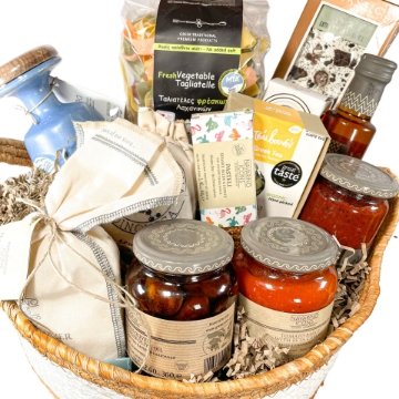 Touch of Greece Wicker Gift basket Touch of Greece Wicker Gift basket