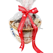 Touch of Greece Christmas Wicker Gift basket