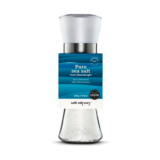 Picture of Pure Sea Salt From Messolonghi Inox Mill 190g