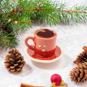 Picture of  Luxury Greek Christmas Gift Box with Ceramic Coffee Set