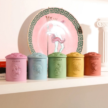Hermes' Swiftness - Scented Candle Jar Inspired by Greek Mythology Hermes' Swiftness - Scented Candle Jar Inspired by Greek Mythology