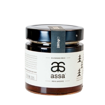 Forest honey is a natural blend consisting of honey from oak-chestnut-wild herbs 280g Assa Forest honey is a natural blend consisting of honey from oak-chestnut-wild herbs 280g Assa