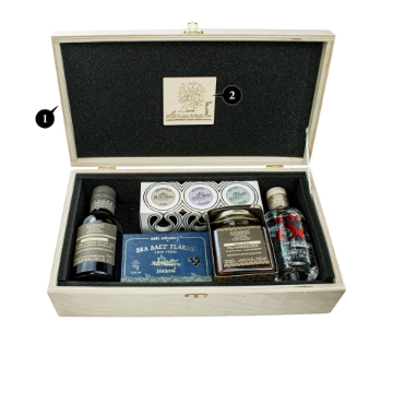 Limited Edition Greek Gourmet Gift Basket in Premium Wooden Gift Box Limited Edition Greek Gourmet Gift Basket in Premium Wooden Gift Box