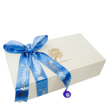 Limited Edition Greek Gourmet Gift Basket in Premium Wooden Gift Box Limited Edition Greek Gourmet Gift Basket in Premium Wooden Gift Box