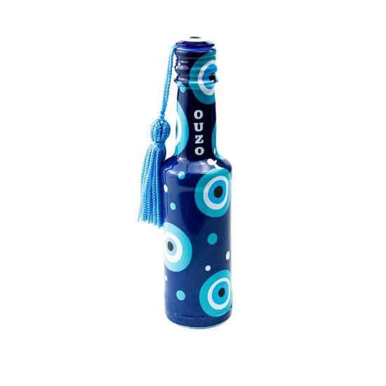 elenianna Mini Greek Ouzo Bottle with Evil Eye | 50ml | Elenianna
