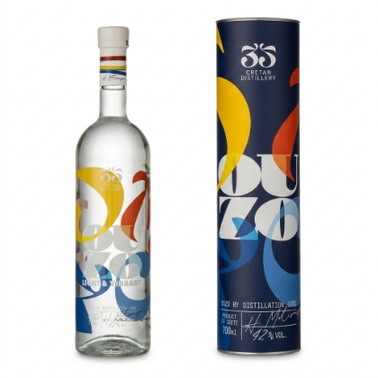 35N Authentic Greek Ouzo 700ml - Premium 100% Distilled Spirit