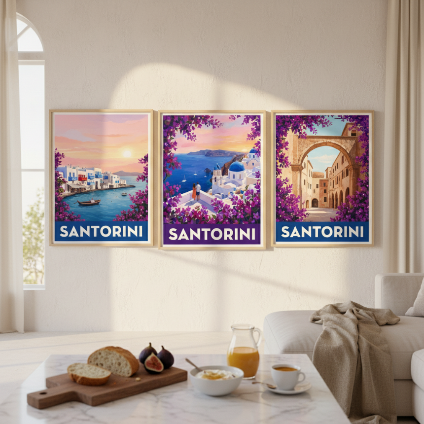 The Allure of Greek Landscape Art Prints: A Connoisseur's Guide to Sustainable Luxury