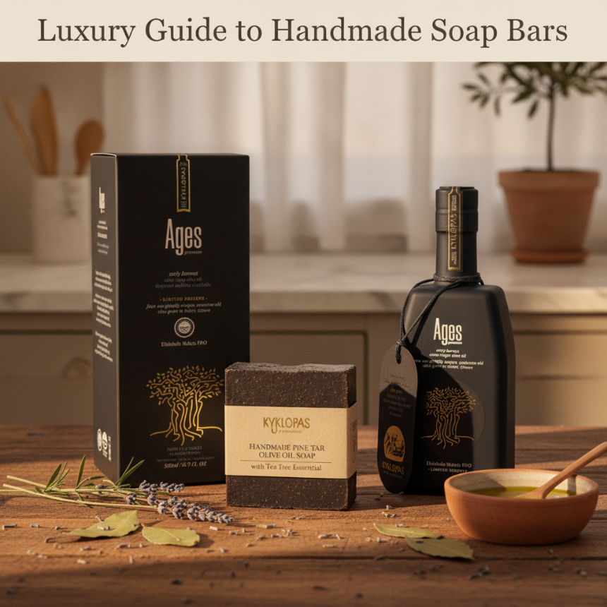 The Art of Cleansing: A Luxury Guide to Handmade Olive Oil Soap Bars for Holistic Mediterranean Wellness