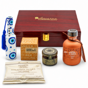 elenianna The Hellenic Table Collection – Greek Gourmet Wooden Gift Chest, 5 Items by elenianna - Primary product photo